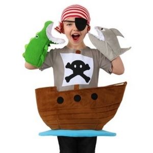 Pirate Ship candy catcher Kids costume